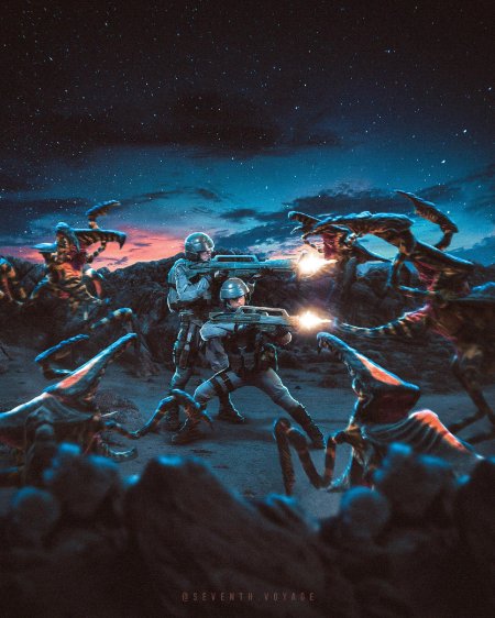Космический корабль starship troopers