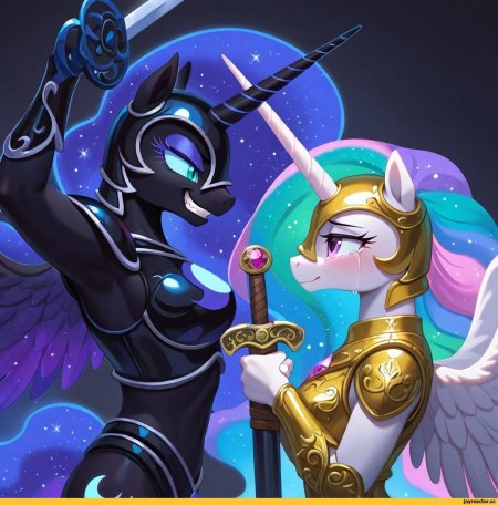 My little pony принцесса селестия и луна