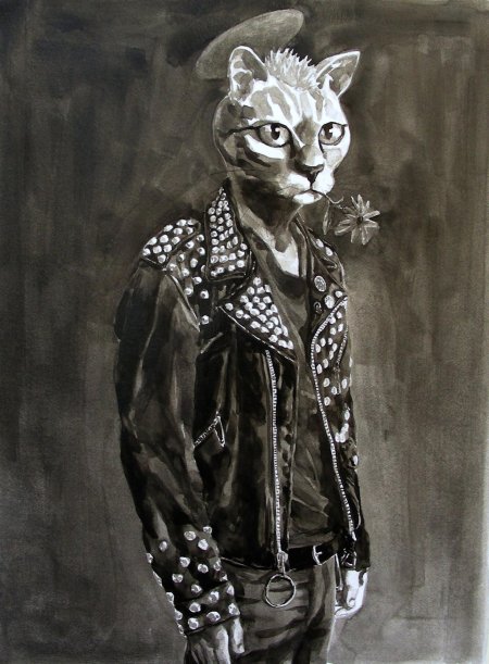 Кот панк