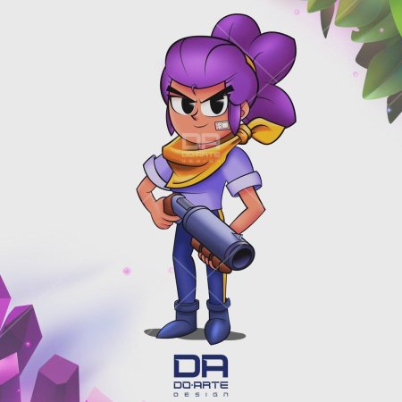 Шелли brawl stars