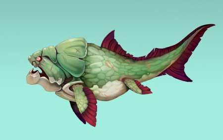 Дунклеостей hungry shark world
