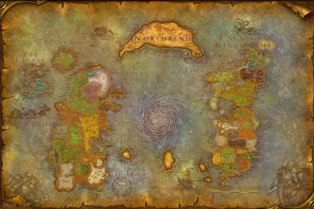 World of warcraft карта