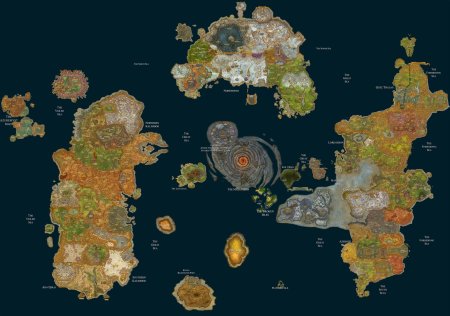 World of warcraft карта азерота