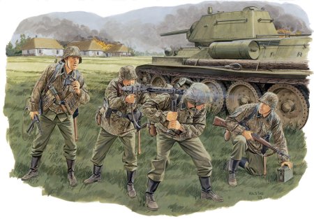Панцергренадеры звезда 1/35