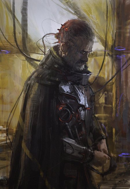 Священник cyberpunk