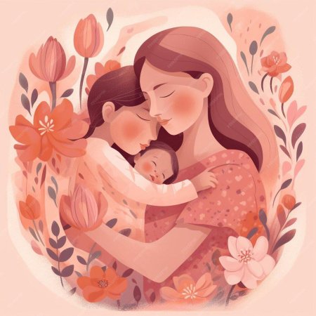 Материнство рисунки