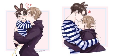 Bts vkook art омегаверс