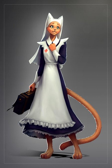 Кошка концепт арт