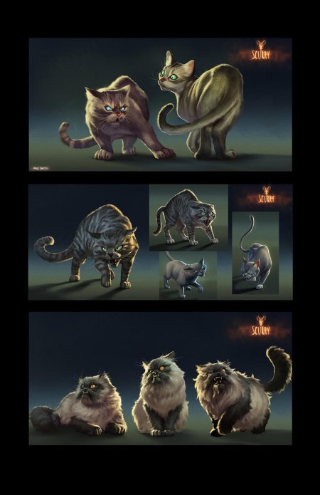 Кот арт