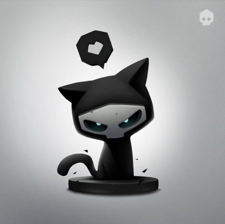 Кот 3д персонаж