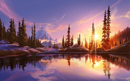 Пейзажи с горами