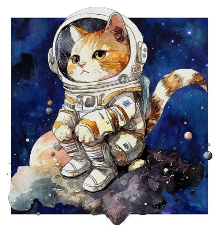 Кот космонавт