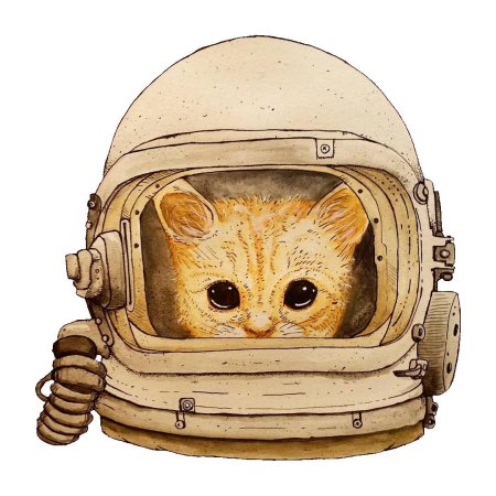 Кот космонавт