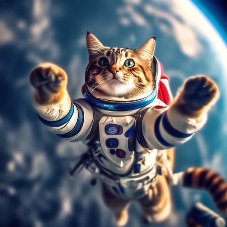 Кот космонавт