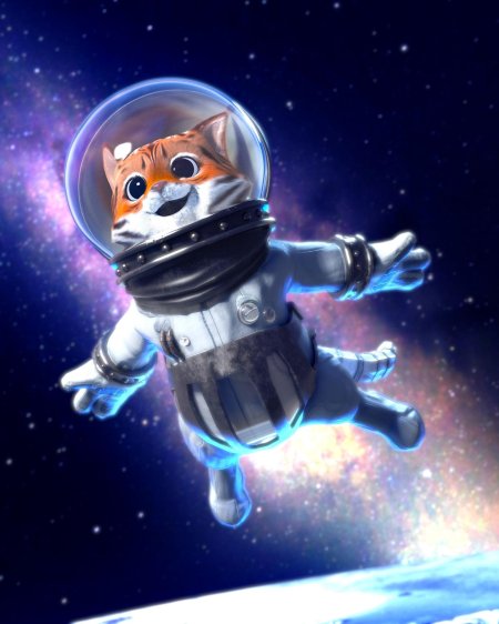 Кот в скафандре